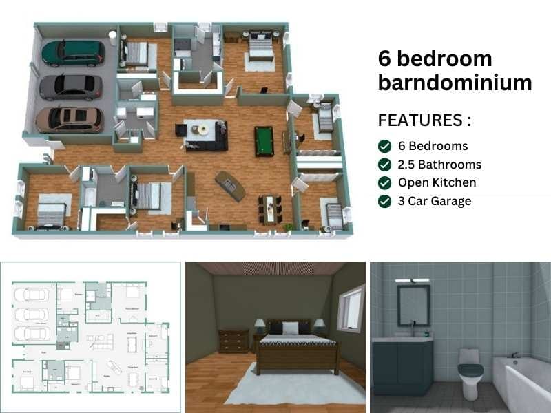 Crafting Your Dream Home Understanding 6 Bedroom 3D Plans 5