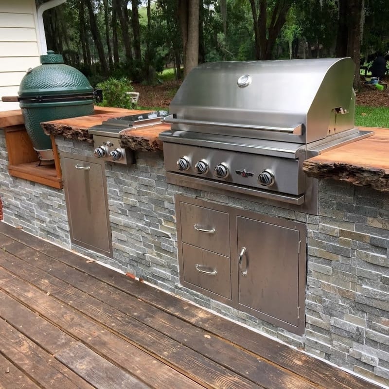 Crafting Your Dream Outdoor Kitchen Island for the Big Green Egg 3
