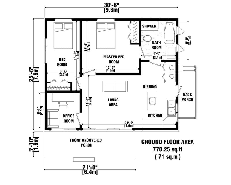 Crafting Your Perfect Sanctuary Understanding 2 Bedroom 1 Kitchen 1 Bathroom Layouts 1