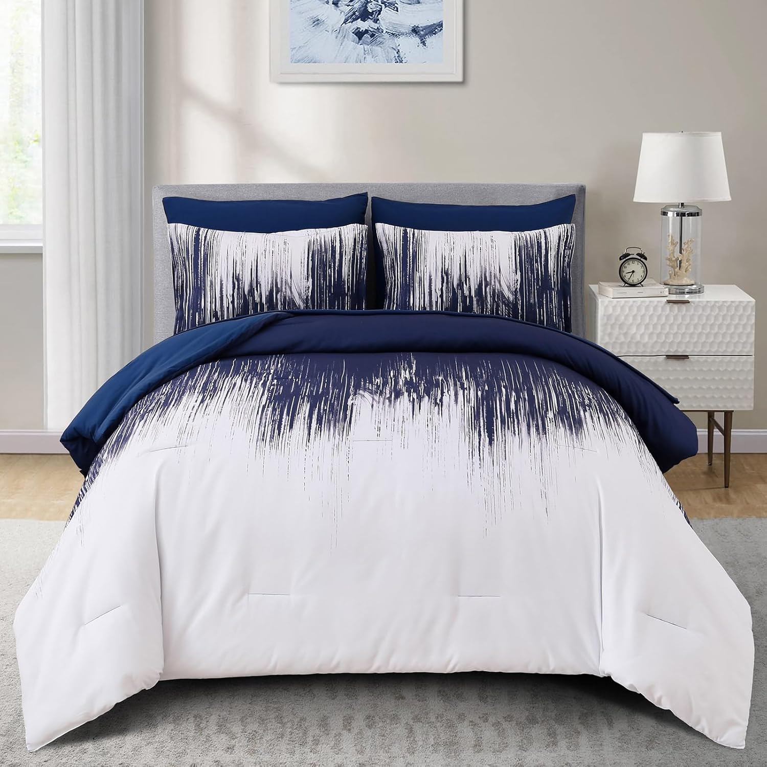 Crafting Your Serene Sanctuary The Timeless Appeal of Blue and White Bedding 2