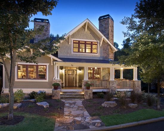 craftsman style house with wrap around porch 5