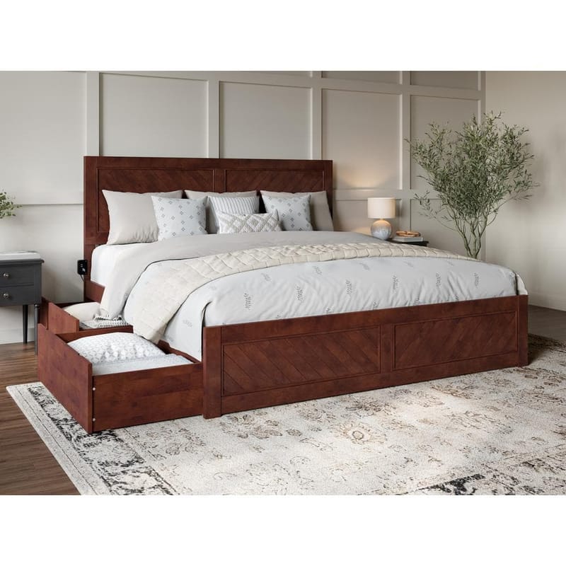 Creating a Cozy Haven with a Solid Wood King Size Bed 1