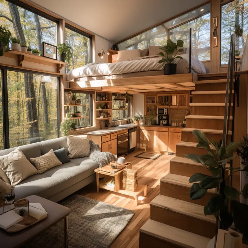 Creating Cozy Nooks for Two Bedrooms in Your Tiny Home 1