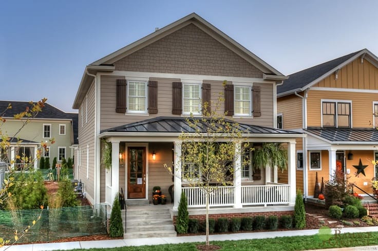 Creating Curb Appeal Ideas for Your Two-Story House with a Front Porch 5
