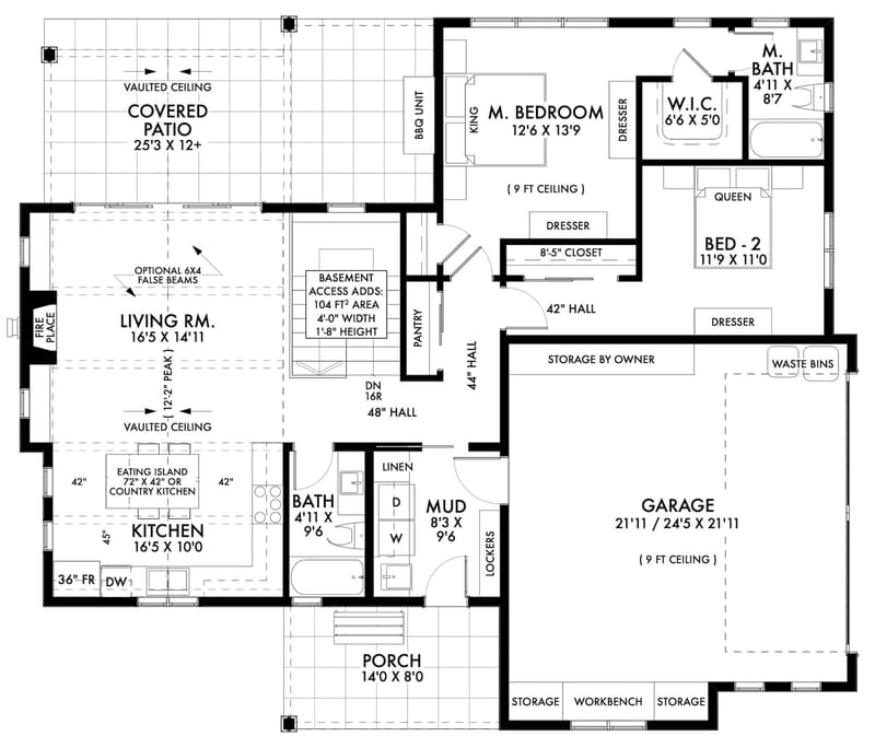 Creating Functional and Beautiful Spaces in a 1200 Sq Ft 2-Bedroom Home 3