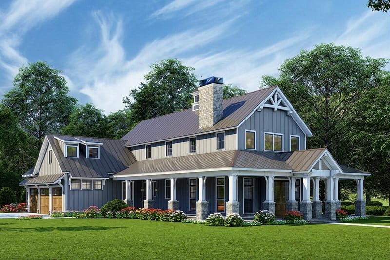 Creating Your Dream Retreat Farm House with a Wrap-Around Porch 3