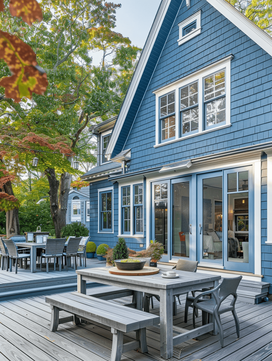 deck colors for blue house 4