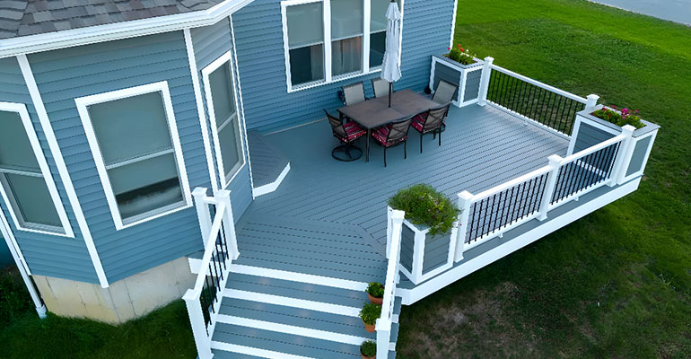 deck colors for blue house 1
