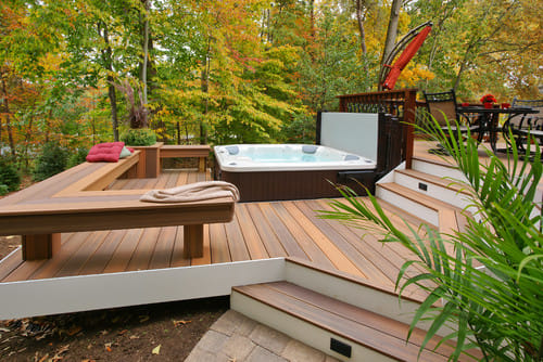 deck design with hot tub 5