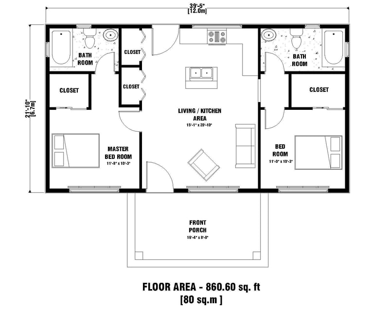 Designing a Cozy Haven Understanding 2 Bedroom House Plans 1