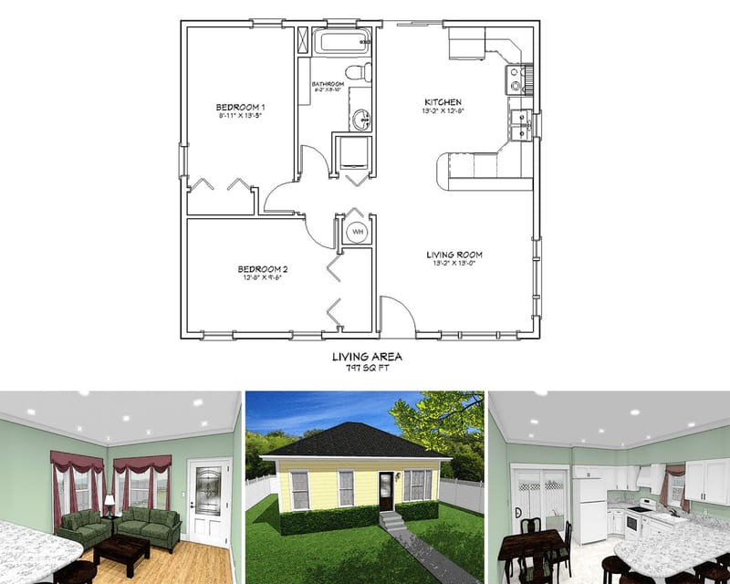 Designing a Dream Home The 800 Sq Ft 3