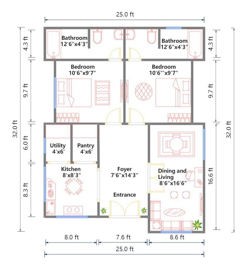 Designing a Dream Home Under 800 Square 2