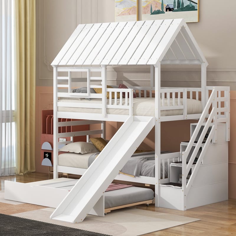 Designing Childhood Joy How Bunk Bed Slides and Stairs Transform 3