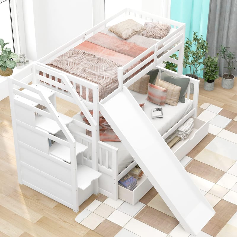 Designing Childhood Joy How Bunk Bed Slides and Stairs Transform 4