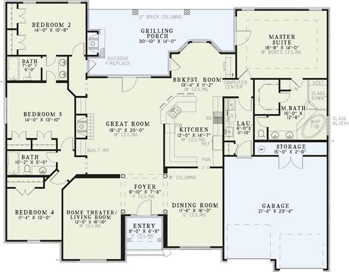Designing Your Dream 4 Bedroom Ranch Home Navigating Floor Plan Essentials 2