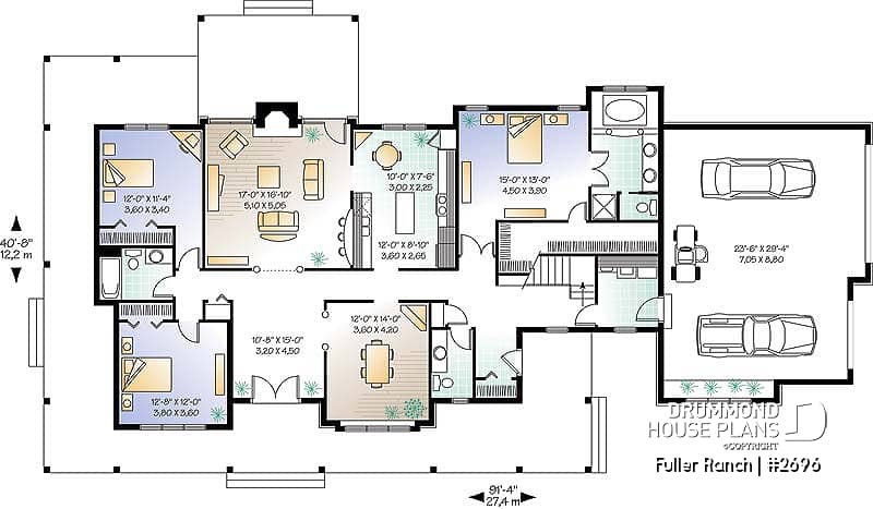 Designing Your Dream 4 Bedroom Ranch Home Navigating Floor Plan Essentials 5