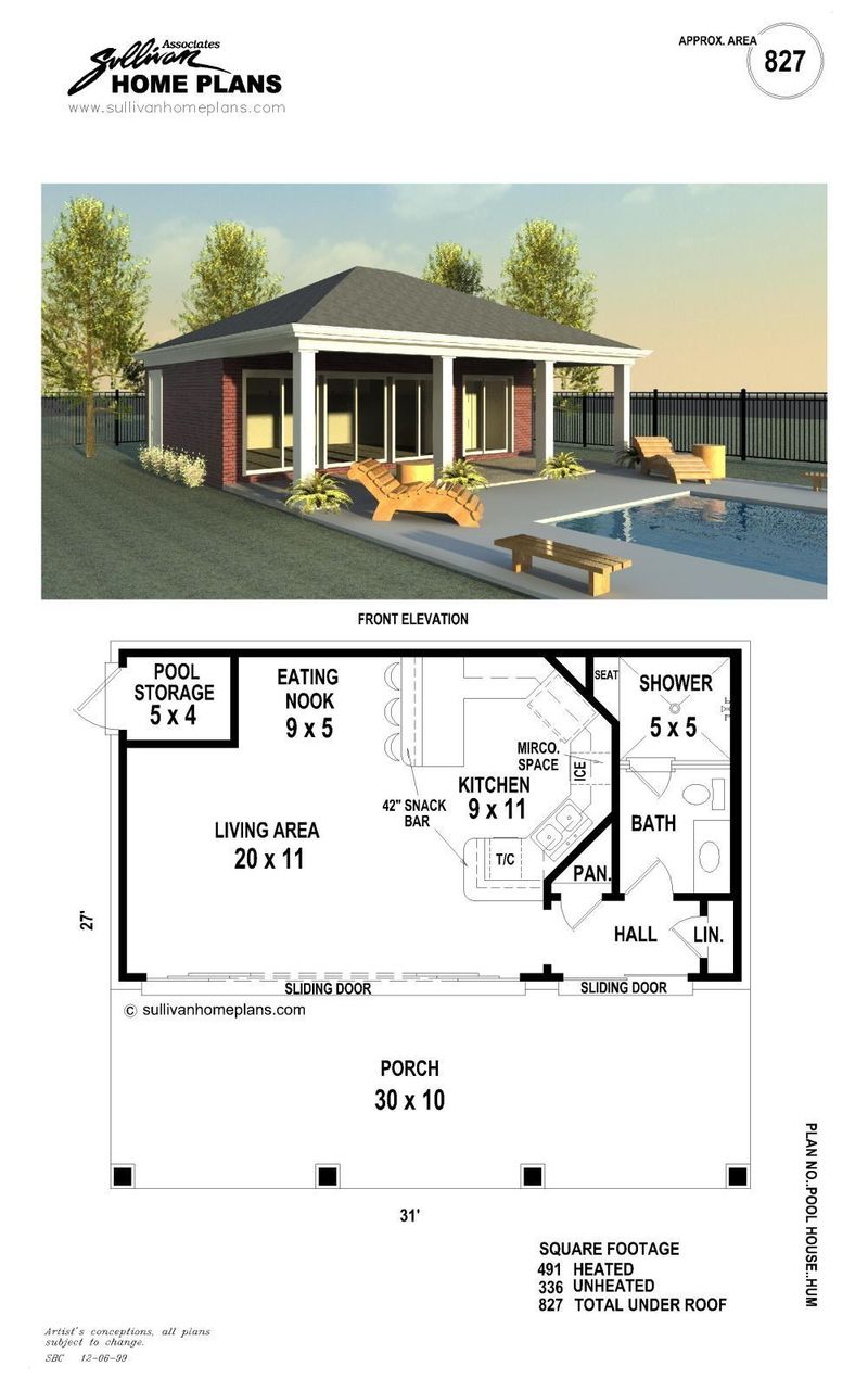 Designing Your Dream Escape The Versatility of a Two-Bedroom Pool House 1