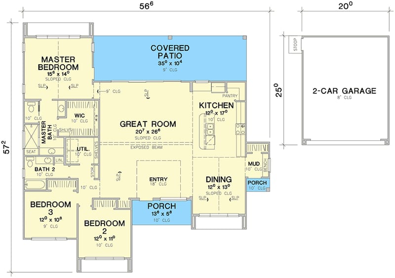 Designing Your Dream Home Navigating Three Bedroom Plans with a Garage 4