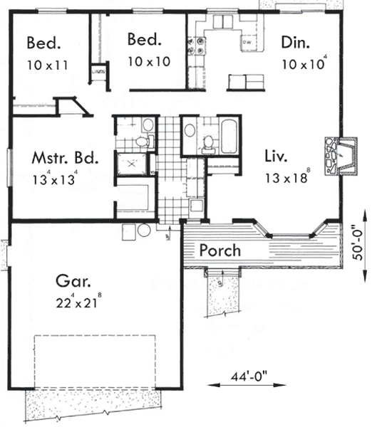 Designing Your Dream Home Navigating Three Bedroom Plans with a Garage 5