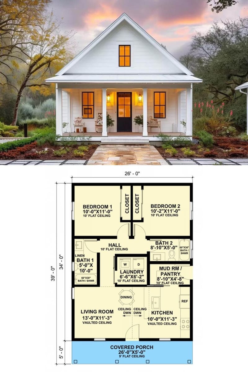 Designing Your Dream Retreat Unpacking the 2 Bedroom Cottage Layout 3