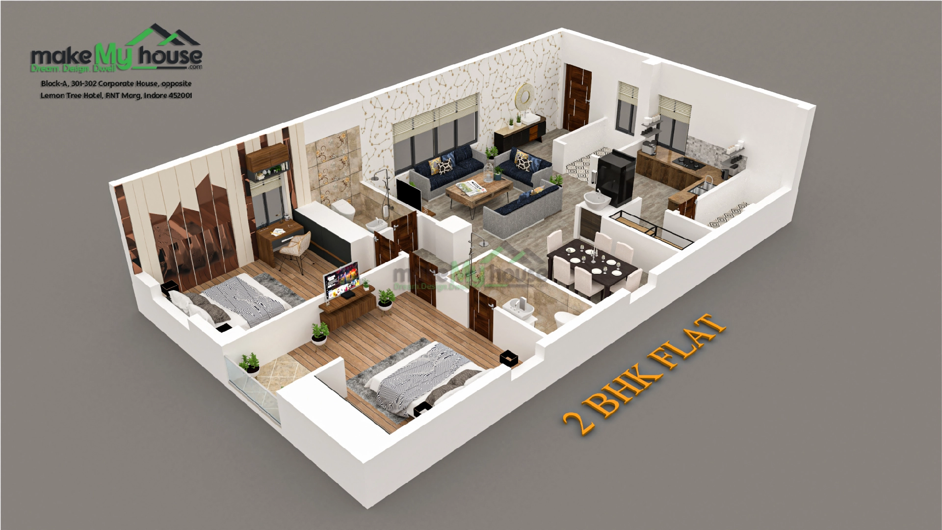 Designing Your Dream Two Bedroom Home Space Efficiency and Comfort Unveiled 2