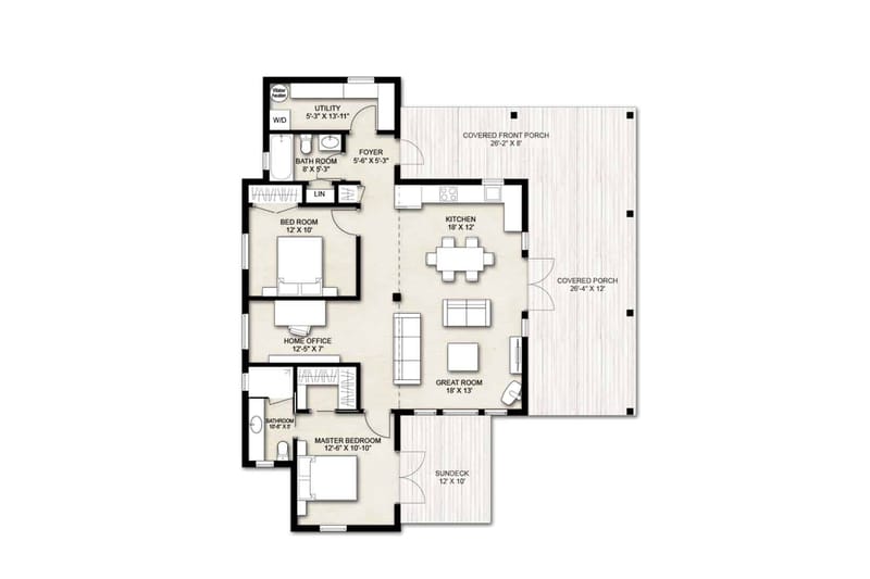Designing Your Life The 2 Bedroom Floor Plan Story 5