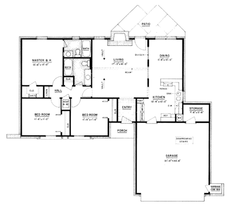 Discover the Charm of 1200 Sq Ft Ranch House Plans for Cozy Living 2