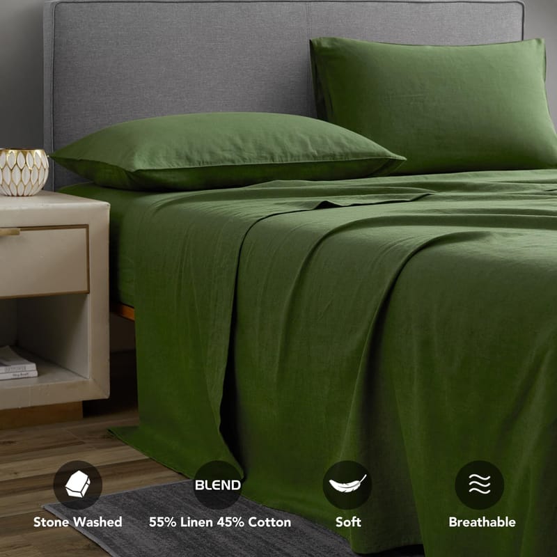 Discover the Cozy Comfort of Linen Cotton Blend Sheets 5