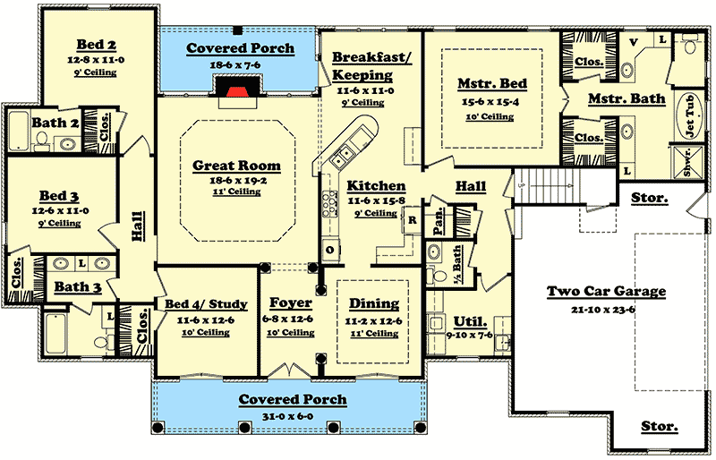 Discovering the Perfect 4-Bedroom House Plan for Your Growing Family 5