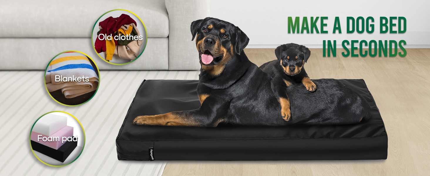 dog bed replacement covers with zipper 4