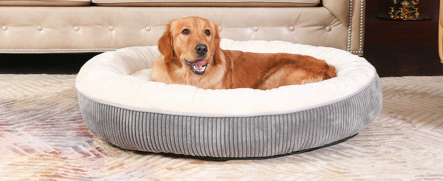 donut dog bed for large dogs 5
