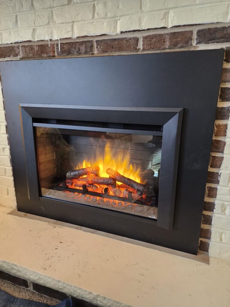 electric fireplace installation in fanin county georgia 4