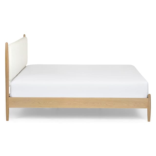 Elevate Your Sleep Sanctuary with a White Oak King Size Bed 4