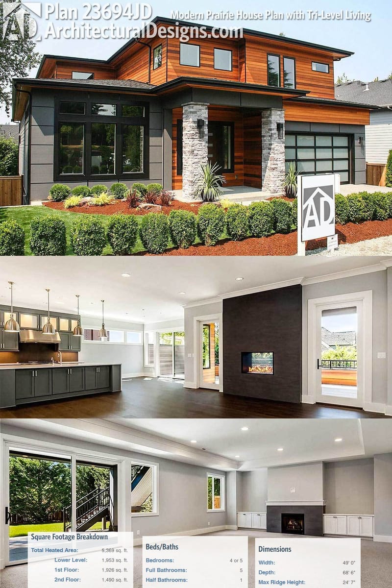 Embracing Elevated Living Unpacking Contemporary Tri Level Home Plans 4