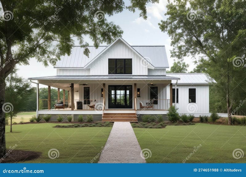 Embracing the Charm of a Small Farmhouse and Its Welcoming Porch 4