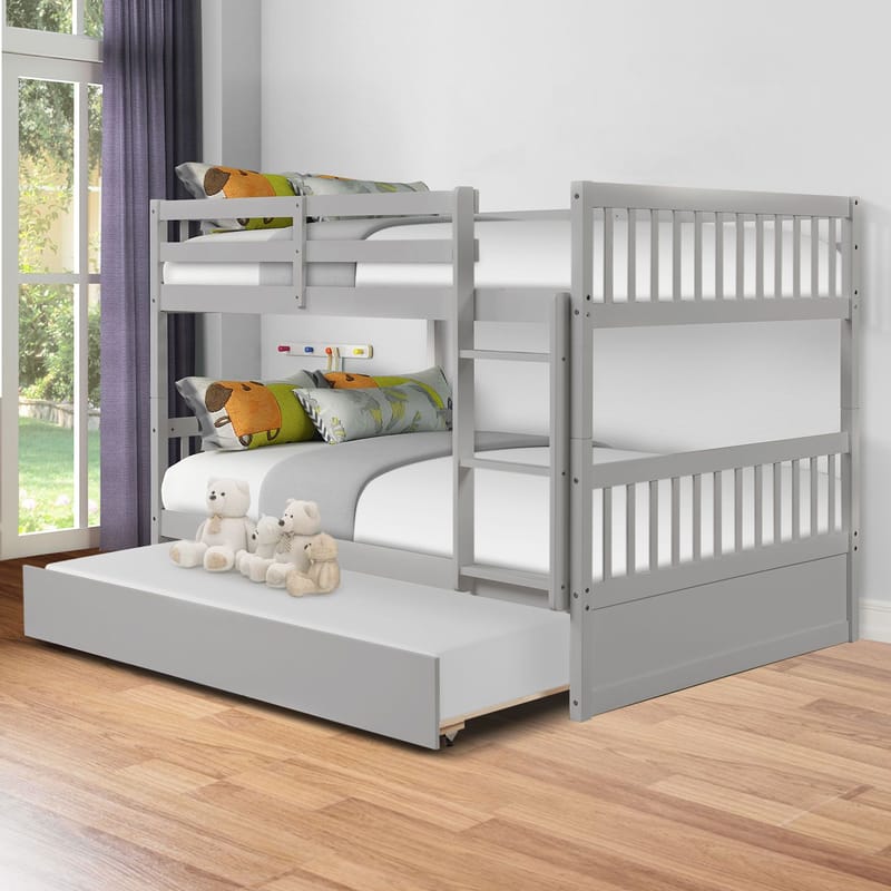 Exploring Design Ideas for Full Over Queen Bunk Beds with Trundle 3
