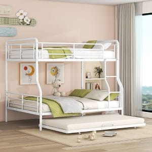 Exploring Design Ideas for Full Over Queen Bunk Beds with Trundle 4