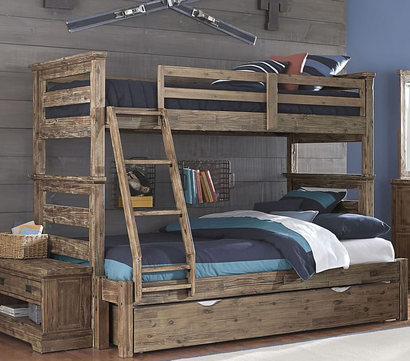 Exploring Design Ideas for Full Over Queen Bunk Beds with Trundle 5