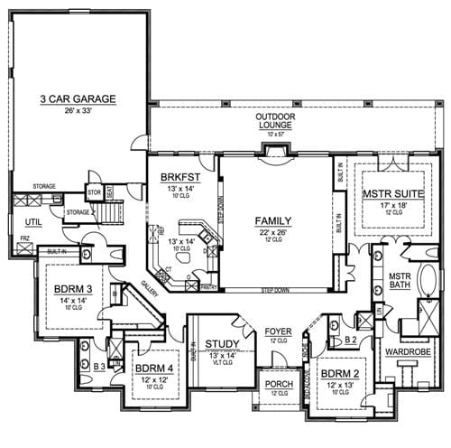 Exploring the Timeless Appeal of 4 Bedroom Single Story Designs 4