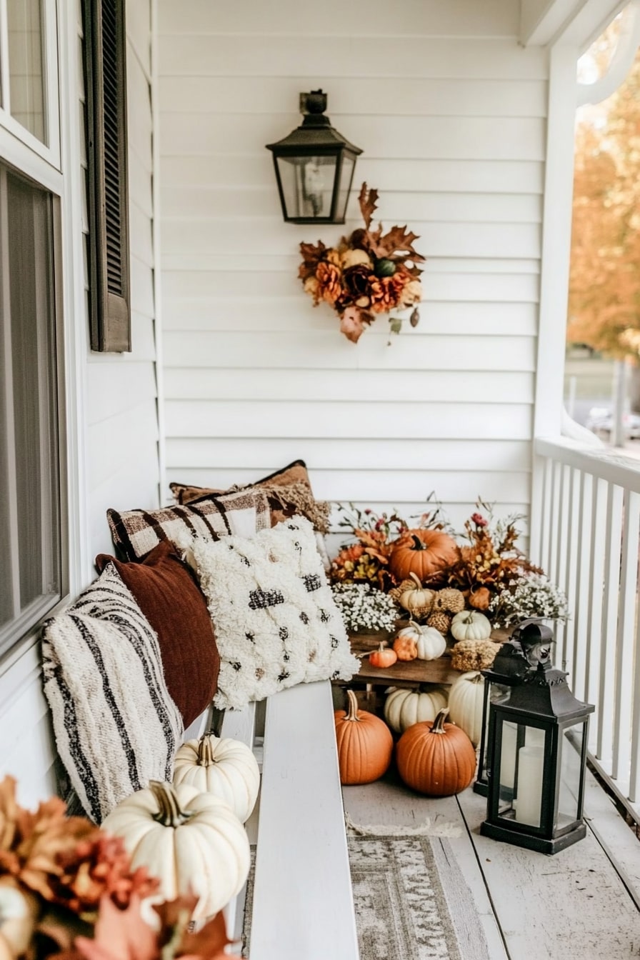 fall decorating ideas for a small front porch 1