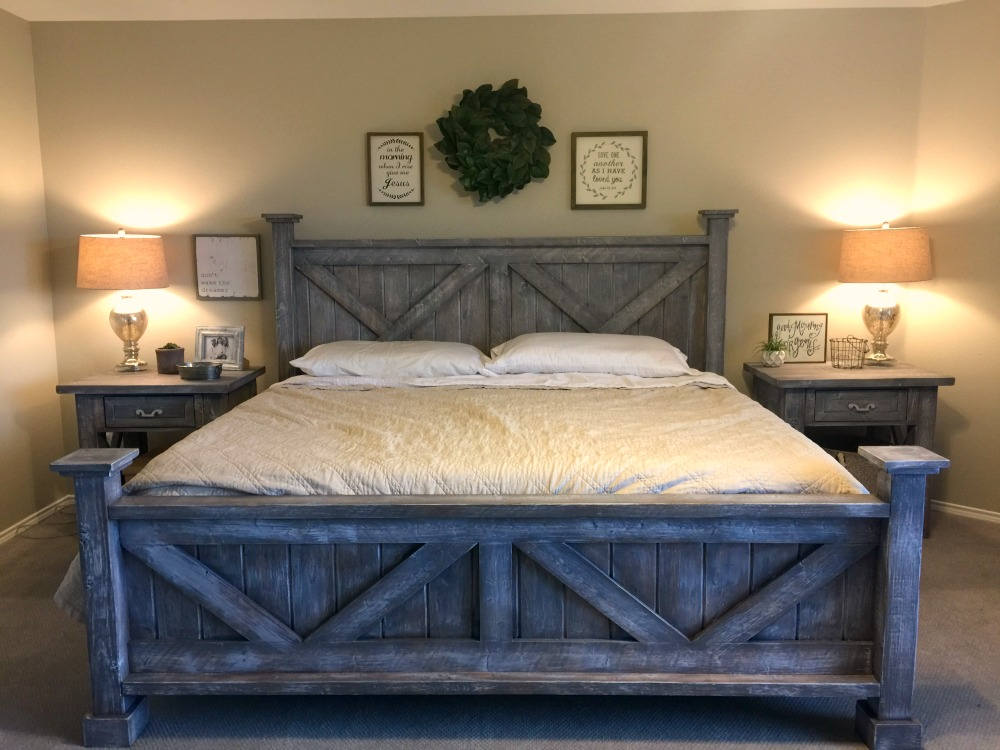farmhouse king size bedroom sets 2
