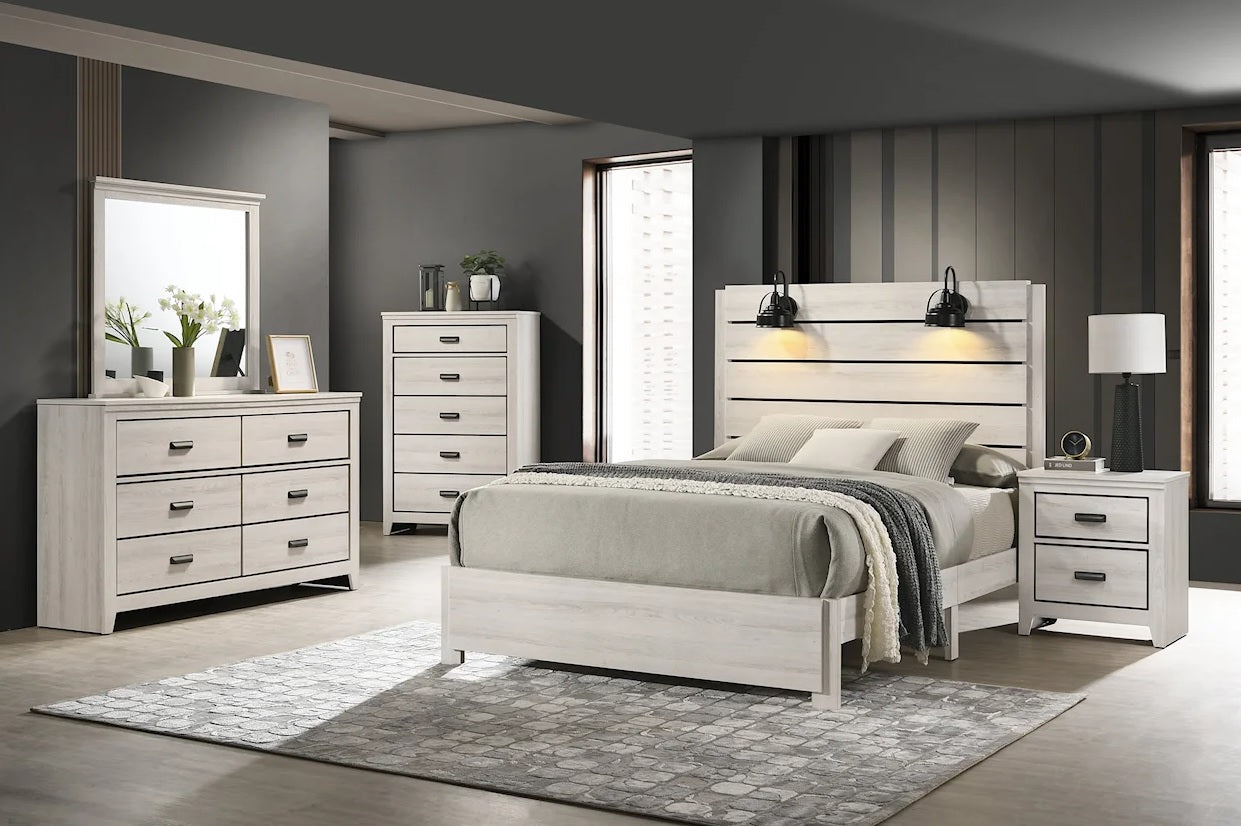 farmhouse king size bedroom sets 3