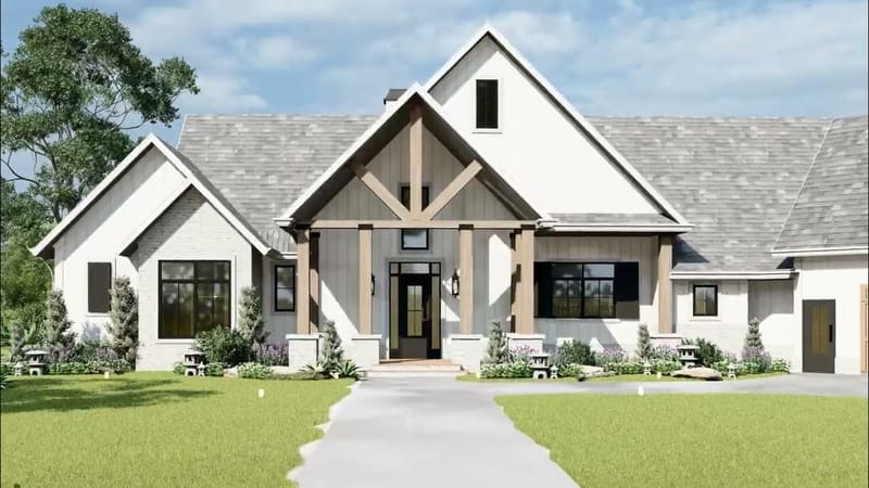farmhouse plans with mother in law suite 2