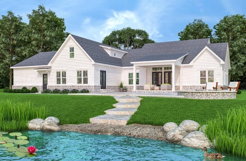 farmhouse plans with mother in law suite 3