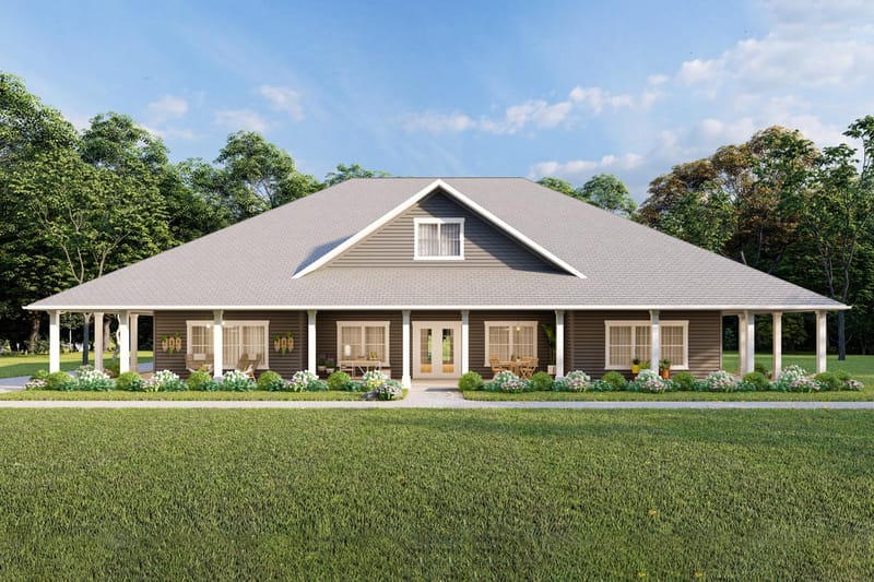 farmhouse plans with wrap around porch 5