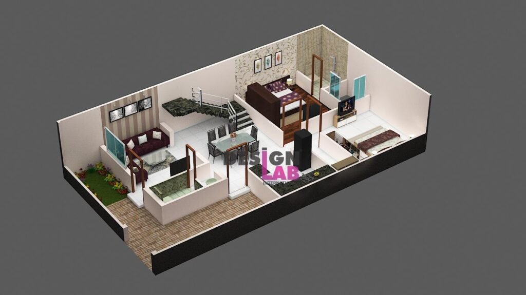 floor plan 1000 sq ft 4