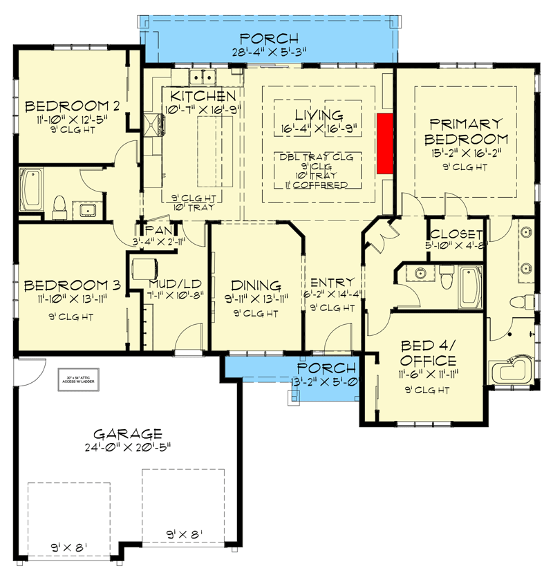 floor plan 2000 sq ft house 3
