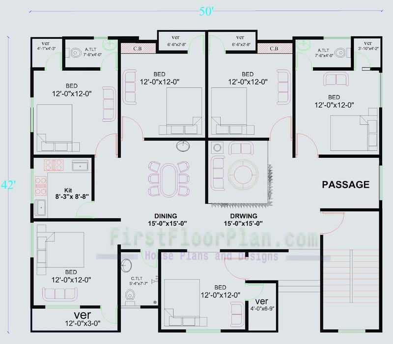 floor plan 2000 sq ft house 1
