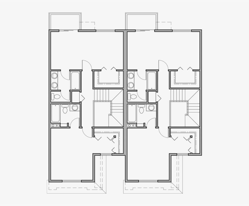 floor plans duplex 2 bedroom 3