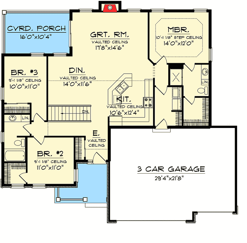 floor plans for 3 bedroom ranch homes 5